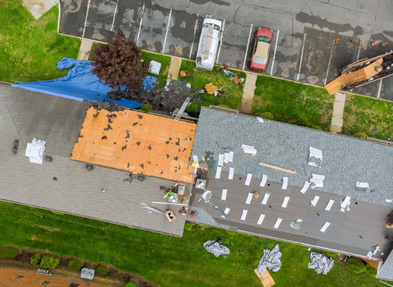 Damaged Roof Replacement