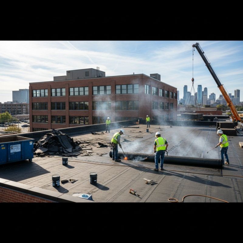 Damaged Roof Replacement