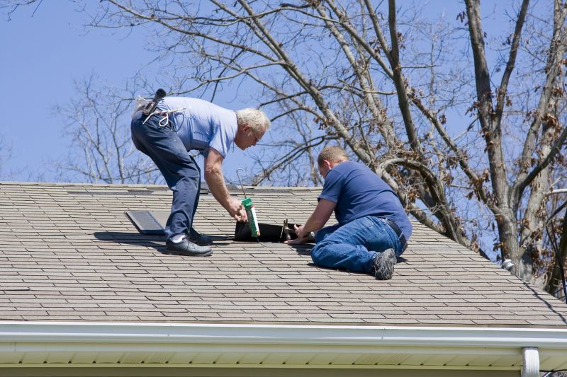 Roof Repair Crew at Work