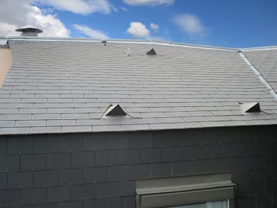 Finished Roof with Proper Ventilation